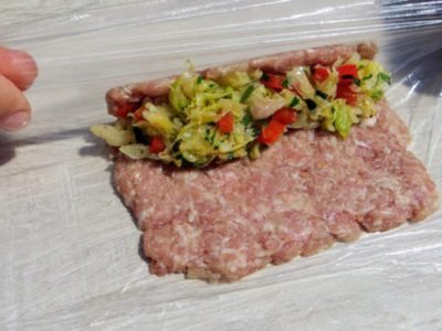 Котлеты с болгарским перцем