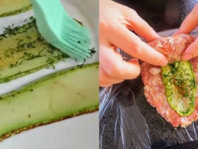 Мясные котлеты с кабачком