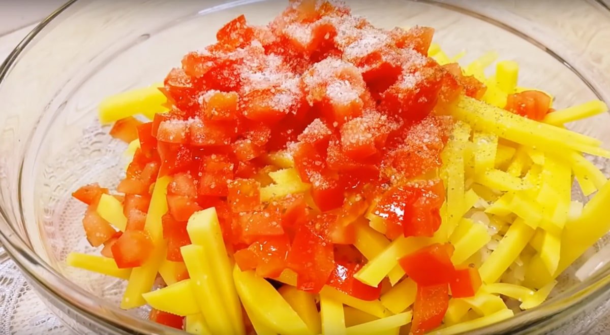 все ингредиенты в миске