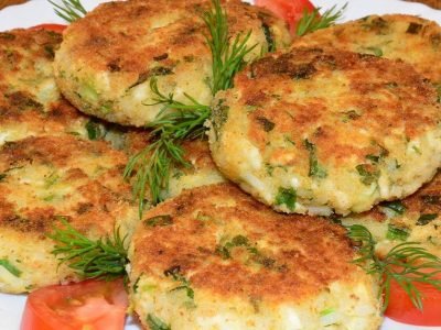 Куриные котлеты с зеленью по-кавказски