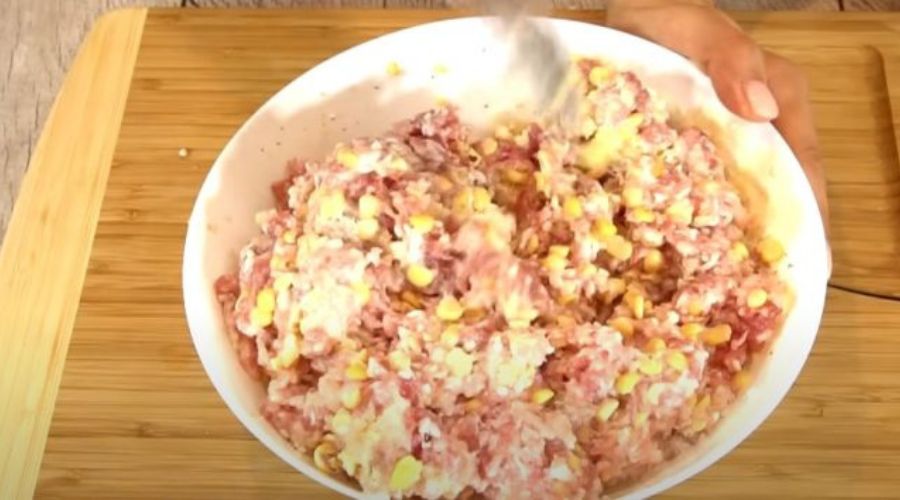 фарш с горохом