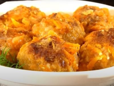 Котлеты в духовке «Горошники»