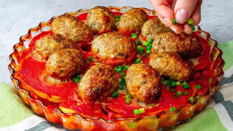 котлеты с рисом в духовке