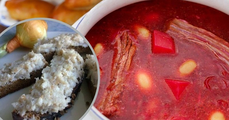 подача готового борща