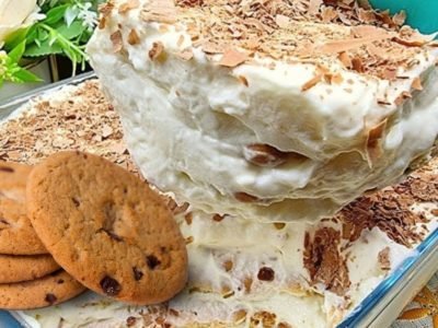 Кремовый десерт без выпечки