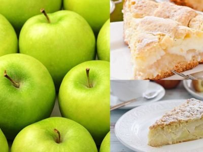 Невозможно вкусный и ароматный кремовый пирог с яблоками