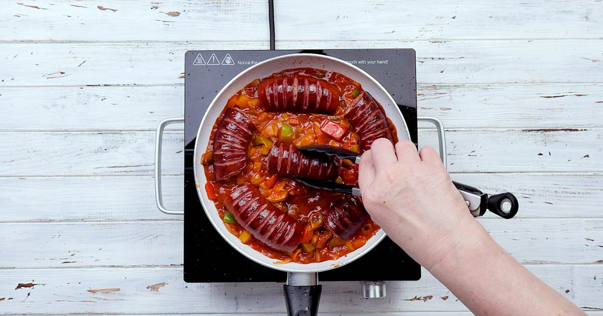 колбаса с грибами