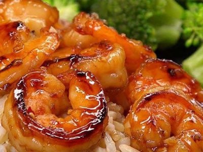 Креветки в чесночном соусе