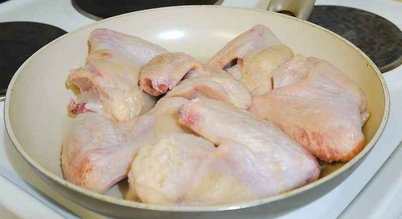 тушеные крылышки рецепт