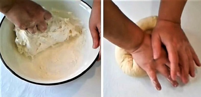 вымешивание теста