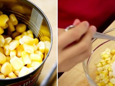 Кукурузные оладьи