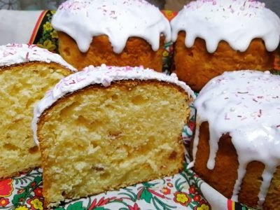 Пасхальный кулич на кефире