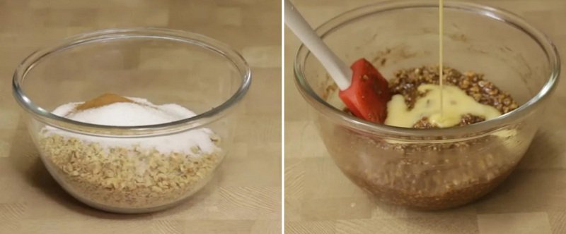 кулич с ореховой крошкой