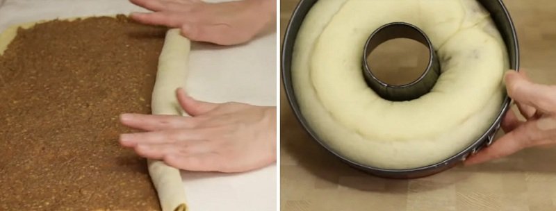 кулич с орехами