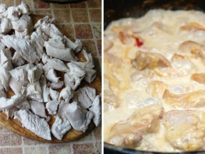 Курица по-черкесски