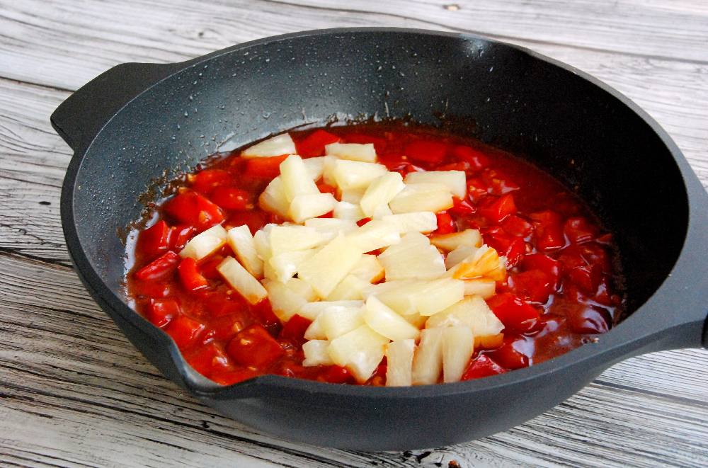 курица по-гавайски