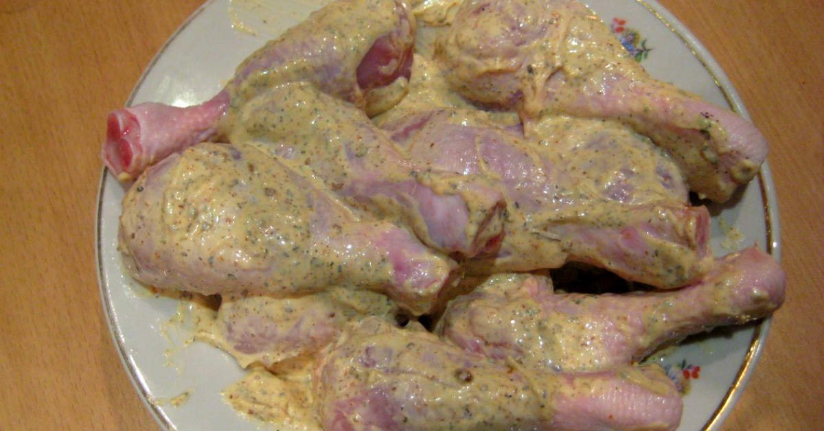 курица в маринаде