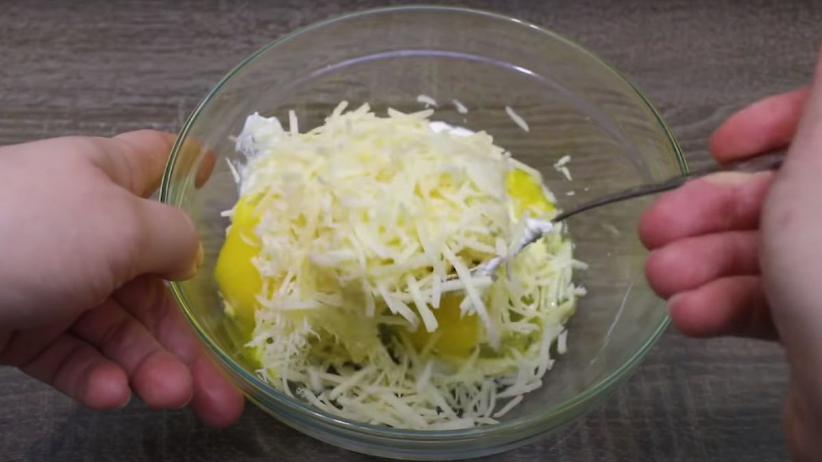 яйца с сыром