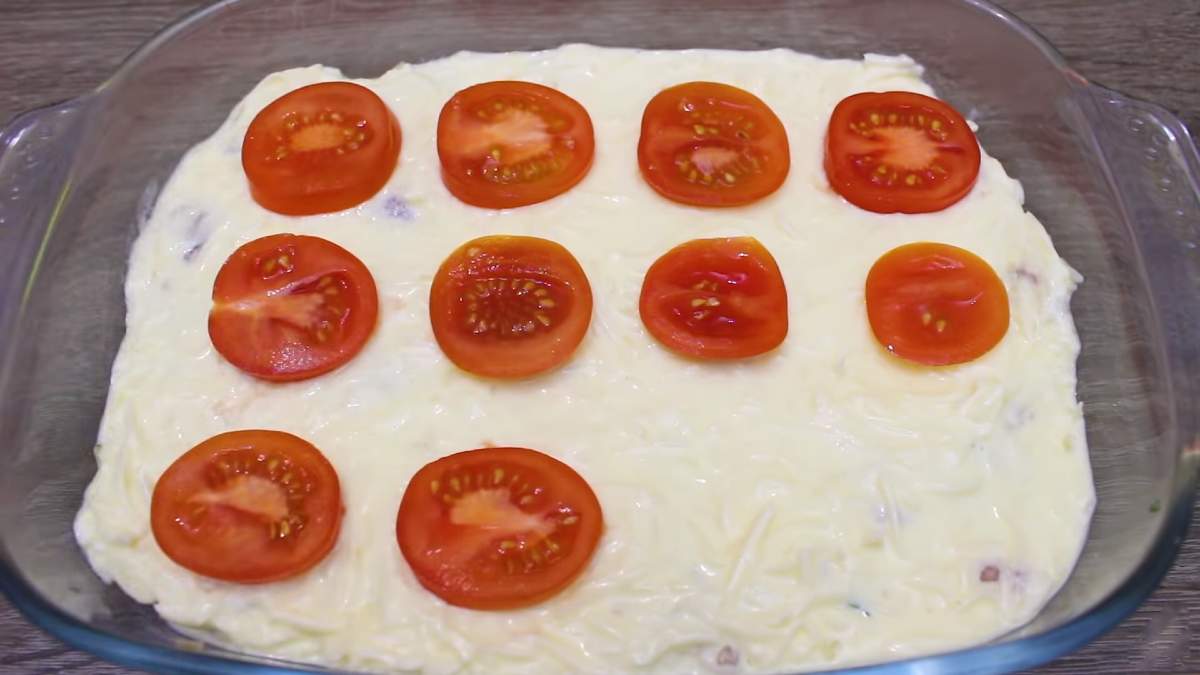 запеканка с помидорами