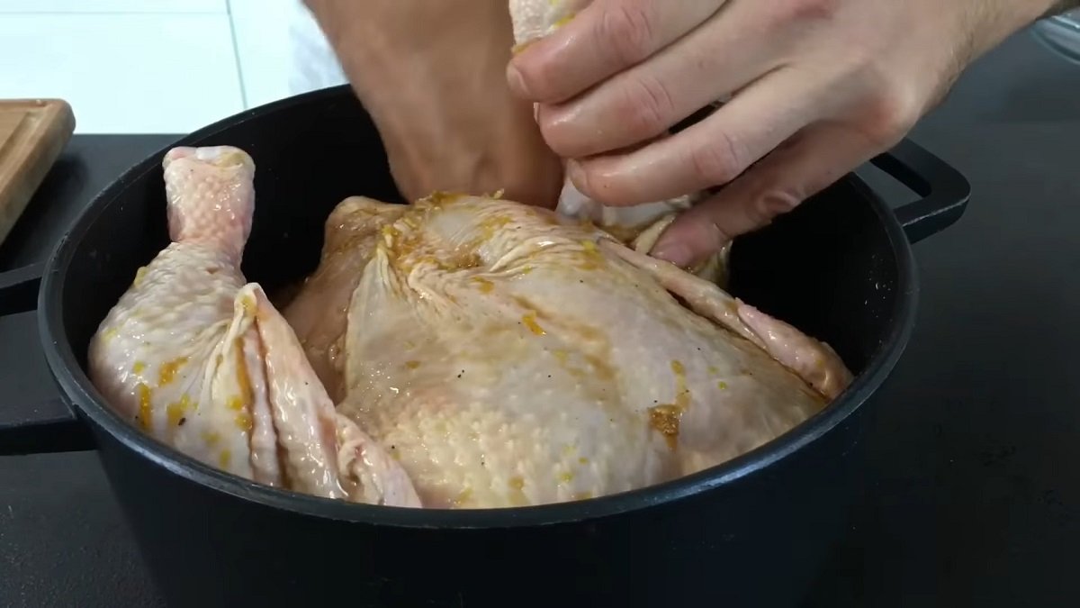 курица в маринаде