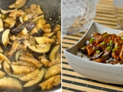 Курица с баклажанами по-китайски