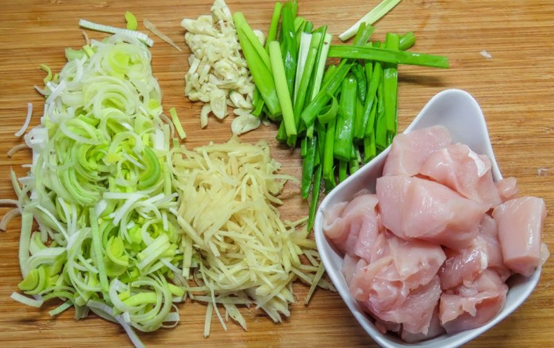 курица с имбирем