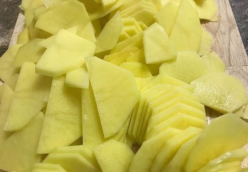 нарезка картофеля