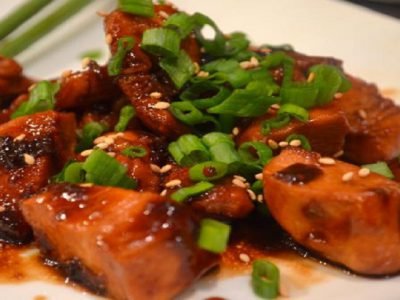 Курица с кунжутом