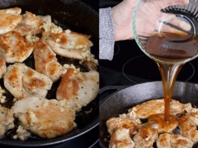 Курица с мёдом и чесноком