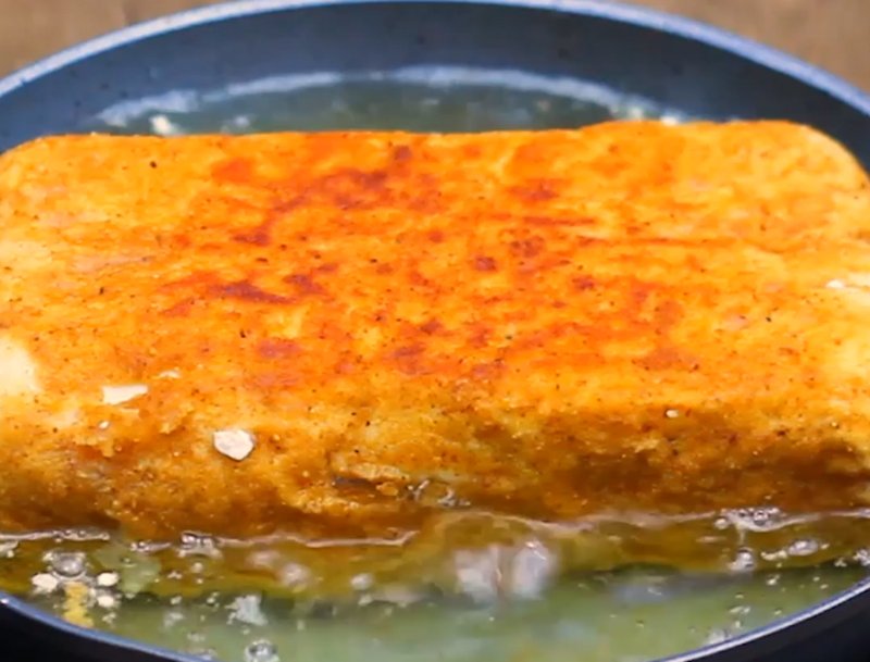 обжарка рулета