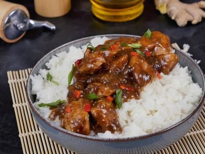 Курица терияки с рисом