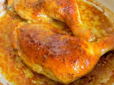 Курица в карамели