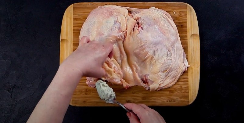 курица в тесте