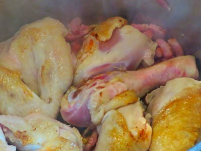 Курица в вине