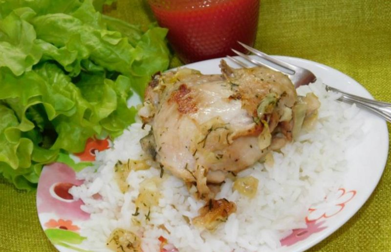 курица в ряженке