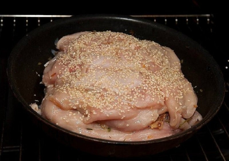 курица с овощами