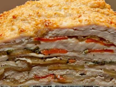 Куриная грудка слоями