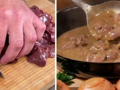 Мягкая куриная печень по-чешски