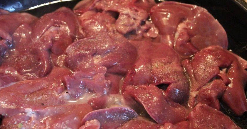 Куриная печень по-мароккански