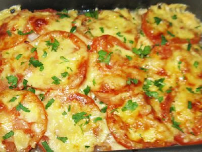 Куриная печень в духовке