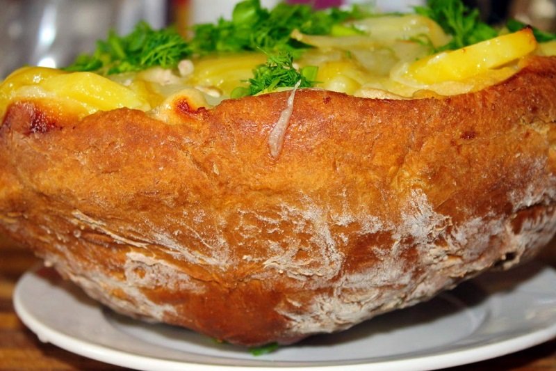 Куриная тарелка