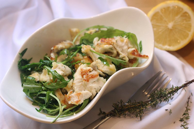 жареное куриное филе