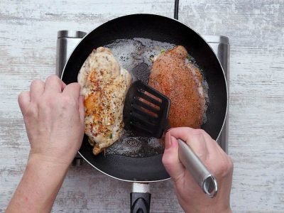 Куриное филе с кабачком