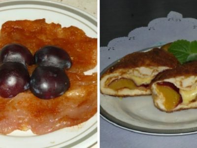 Куриное филе со сливами