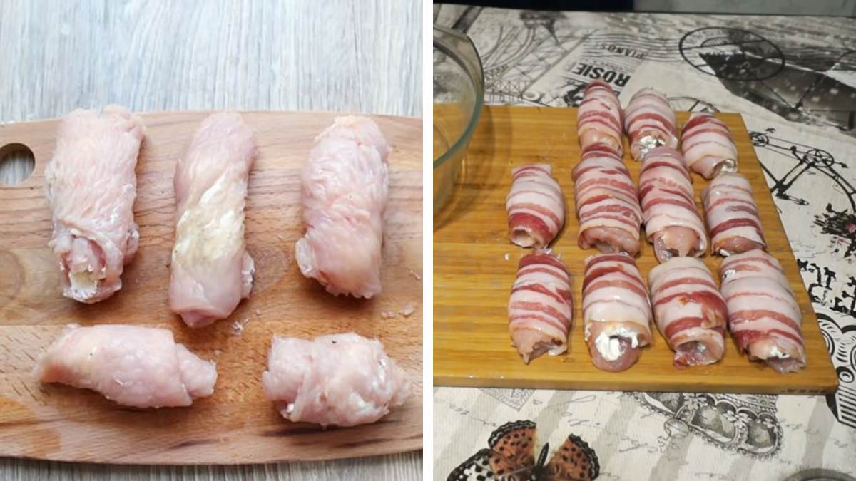 рулетики из куриного мяса