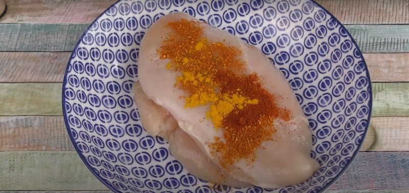 куриное филе в специях