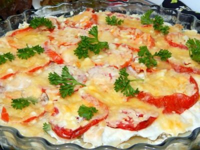 Куриное филе в сливках