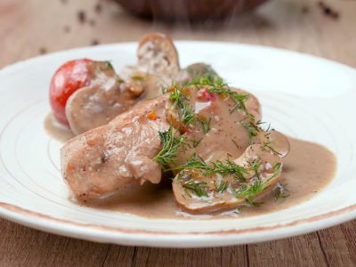 Куриное филе в сливочном соусе