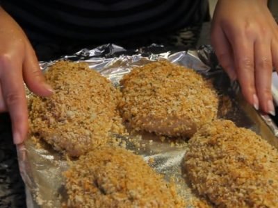 Куриное филе в панировке