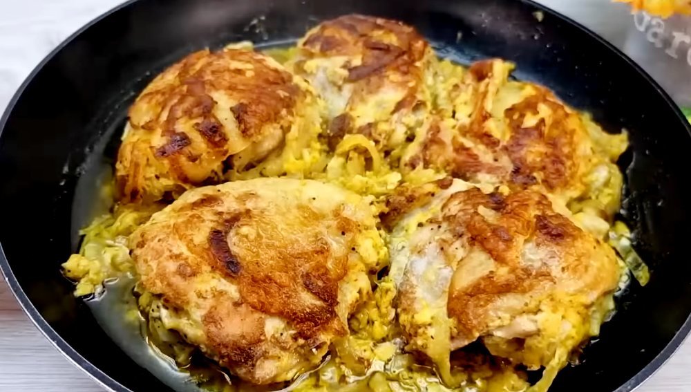 куриные бёдра с майонезом